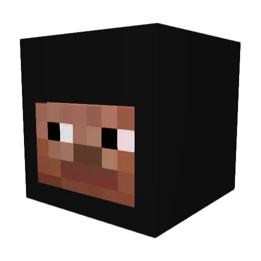leererBecher Minecraft avatar head, 3D render