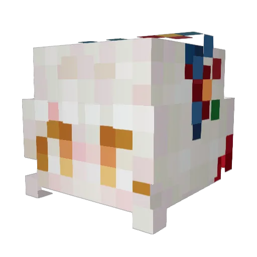 leeseinc Minecraft avatar head, 3D render