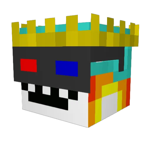 leeton94 Minecraft avatar head, 3D render