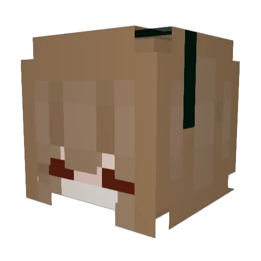 leevxng Minecraft avatar head, 3D render