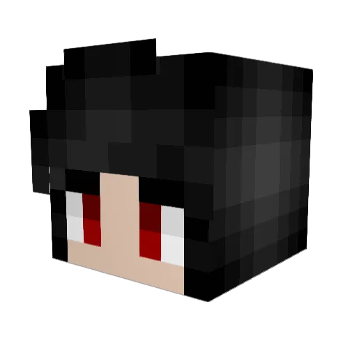 lef_lef Minecraft avatar head, 3D render