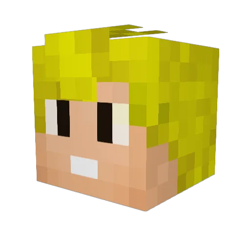 lefab98 Minecraft avatar head, 3D render