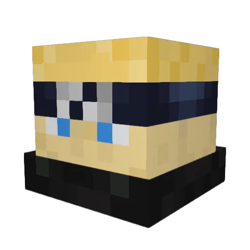 lefifou4 Minecraft avatar head, 3D render