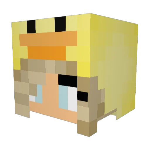 lefost098 Minecraft avatar head, 3D render