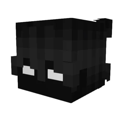 lefss Minecraft avatar head, 3D render