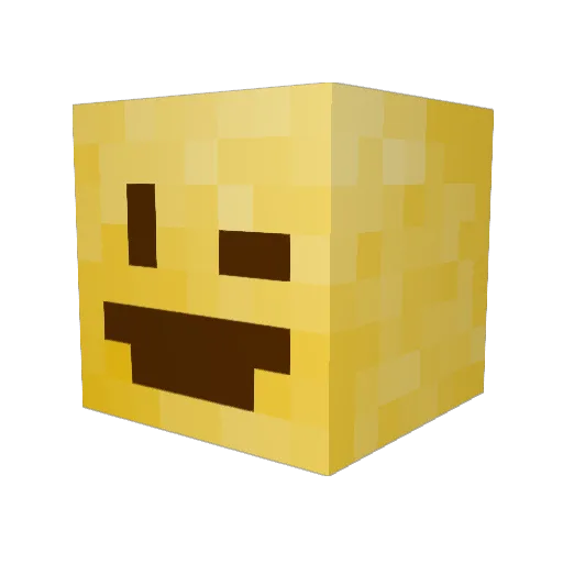 leftoverfries Minecraft avatar head, 3D render