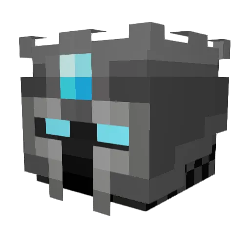 leftsharko Minecraft avatar head, 3D render