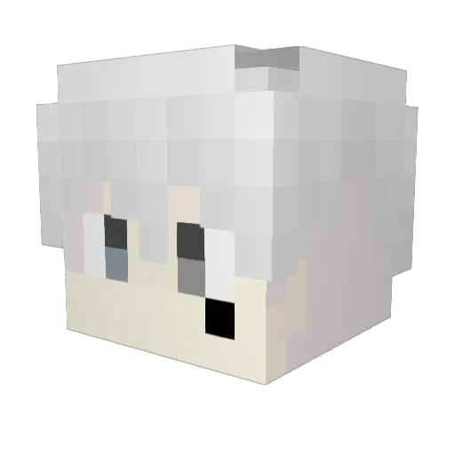 Minecraft-Avatar von lefttttttttttttt: Kopf als 3D-Render