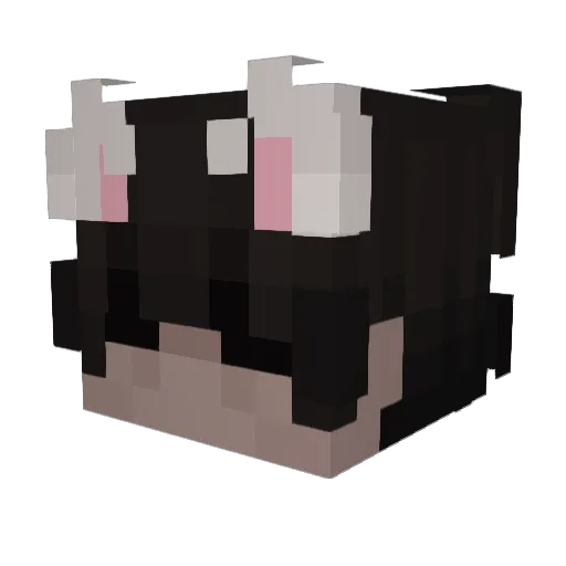 lefw Minecraft avatar head, 3D render