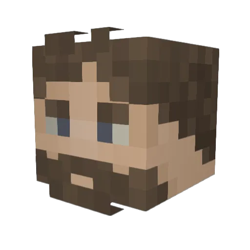 leg0bus Minecraft avatar head, 3D render