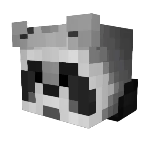 legaci820 Minecraft avatar head, 3D render