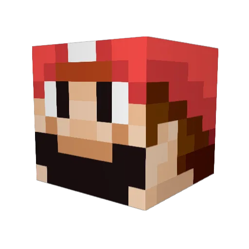 legacypremise Minecraft avatar head, 3D render