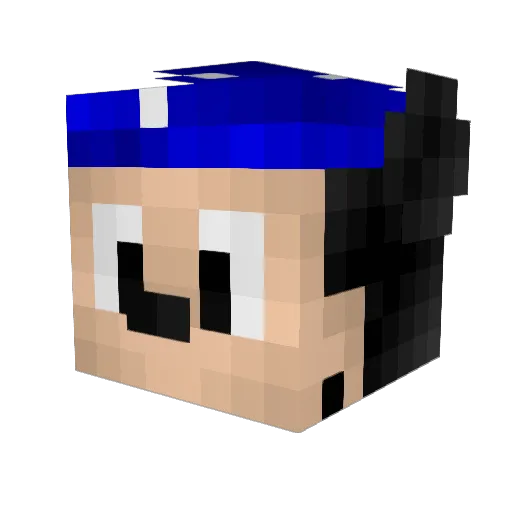legallyjulain Minecraft avatar head, 3D render