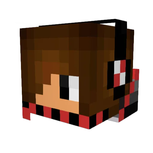 legamer322 Minecraft avatar head, 3D render