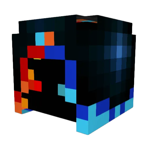 legan12 Minecraft avatar head, 3D render