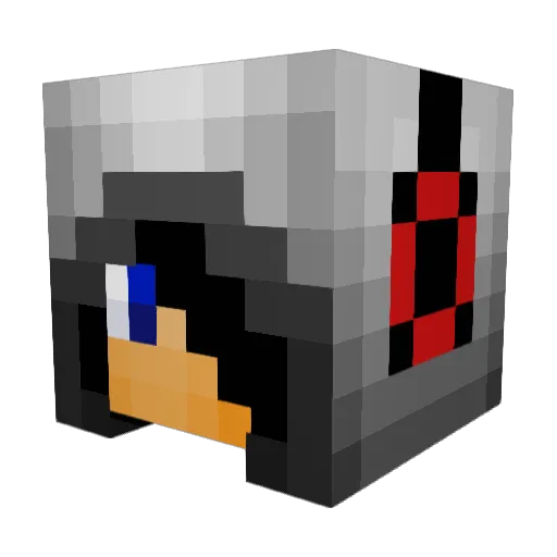 legend15243 Minecraft avatar head, 3D render