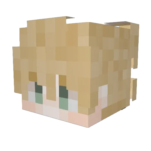legend3z0 Minecraft avatar head, 3D render