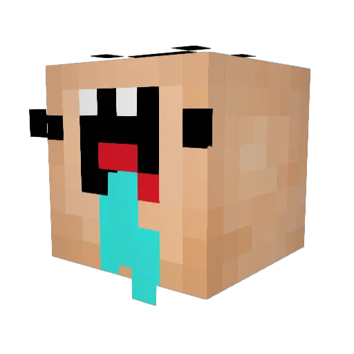 legend88f40 Minecraft avatar head, 3D render