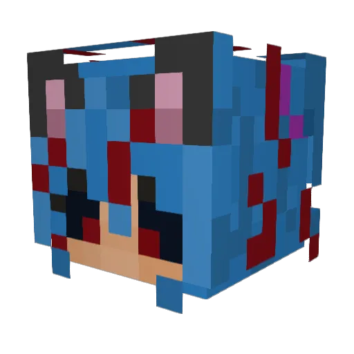 legend9148 Minecraft avatar head, 3D render