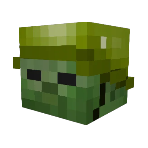 legendberry Minecraft avatar head, 3D render