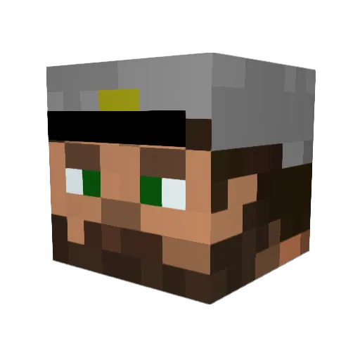 legendbuilds345 Minecraft avatar head, 3D render
