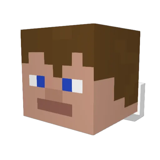 legendj Minecraft avatar head, 3D render