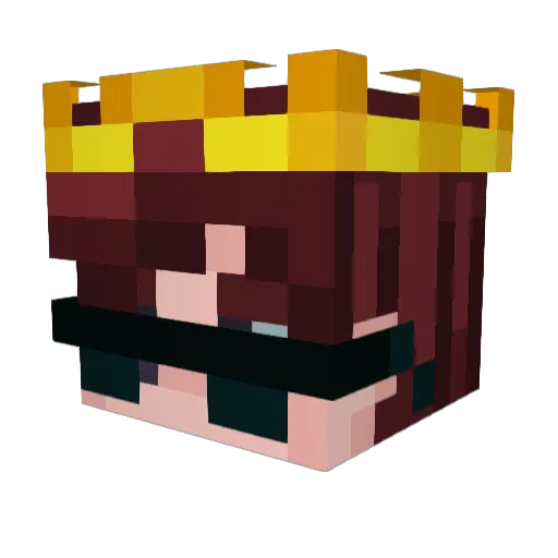 legendscythe Minecraft avatar head, 3D render