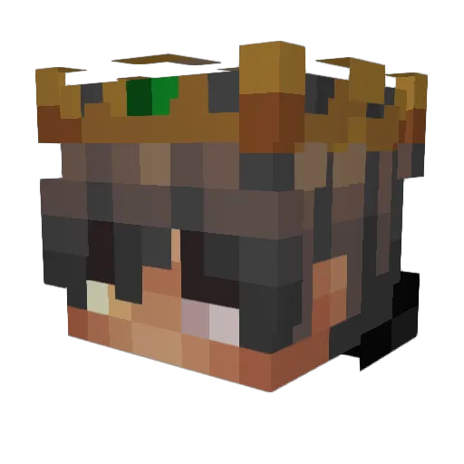 Minecraft-Avatar von legggs: Kopf als 3D-Render