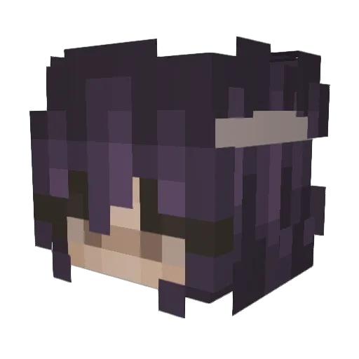 leggurs Minecraft avatar head, 3D render