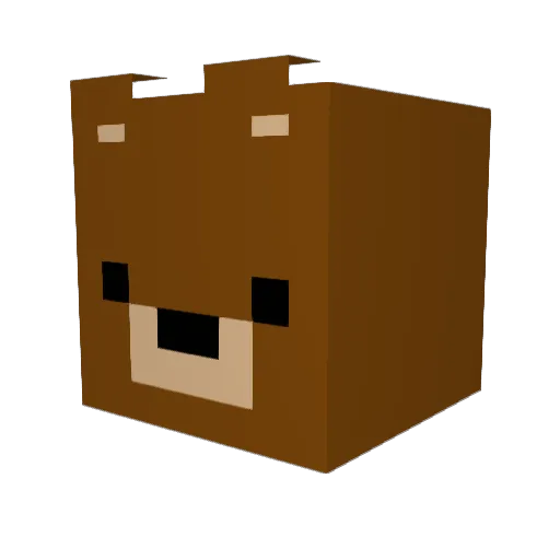 legion2911 Minecraft avatar head, 3D render