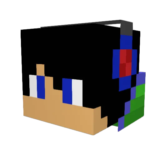 legionsphere Minecraft avatar head, 3D render