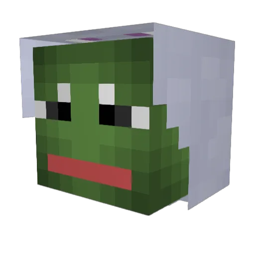 legitSupper Minecraft avatar head, 3D render