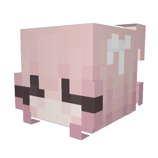 legitblatant Minecraft avatar head, 3D render