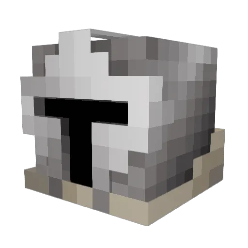 legitpumaa Minecraft avatar head, 3D render