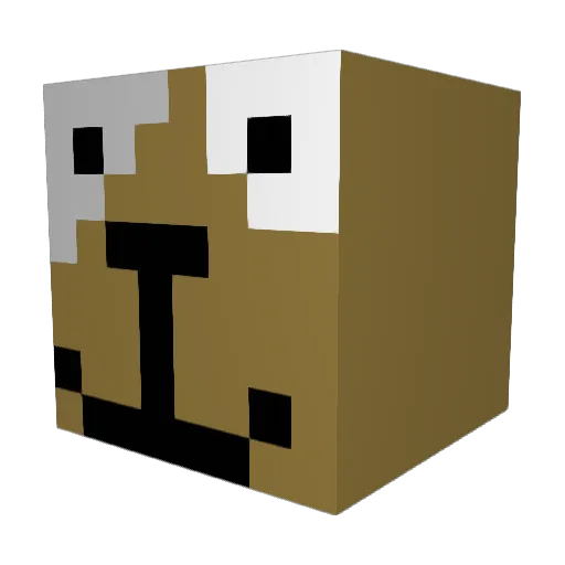 legoWillybilly Minecraft avatar head, 3D render