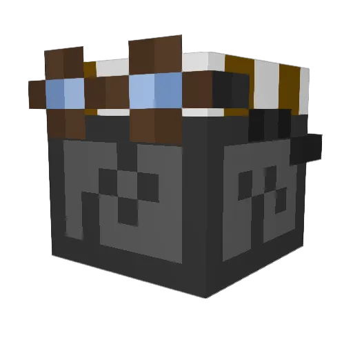 legoboysk Minecraft avatar head, 3D render