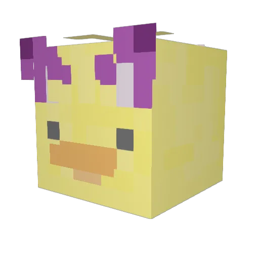 legocraft_21 Minecraft avatar head, 3D render