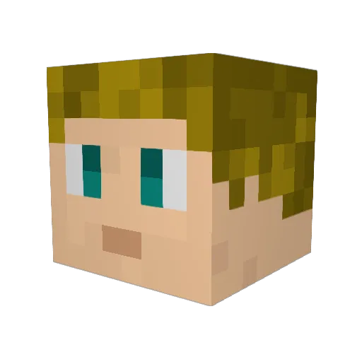 legocrazy45 Minecraft avatar head, 3D render