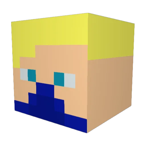 legofanatic212 Minecraft avatar head, 3D render