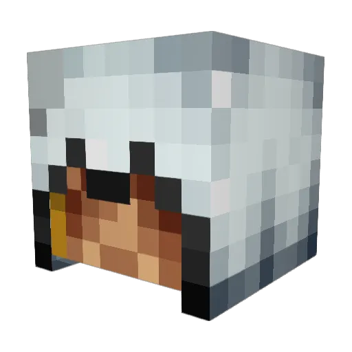 legoheadz18 Minecraft avatar head, 3D render