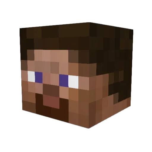 legojulle Minecraft avatar head, 3D render