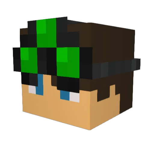legolasninja Minecraft avatar head, 3D render