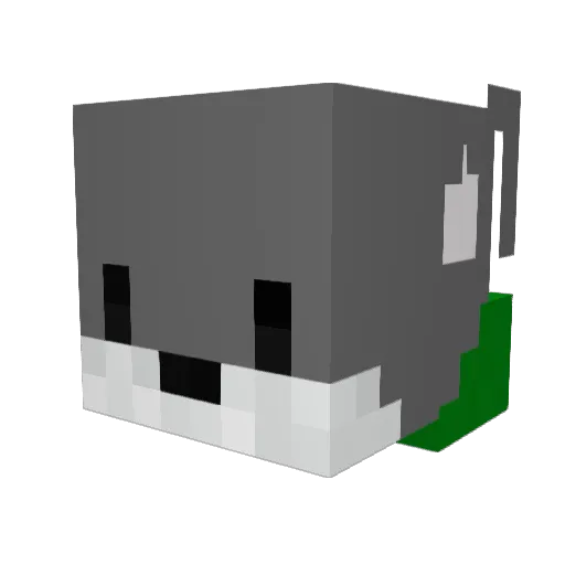 legolasnorris Minecraft avatar head, 3D render