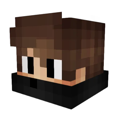legoman588 Minecraft avatar head, 3D render