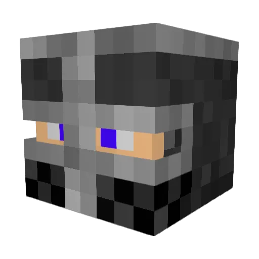 legoman77 Minecraft avatar head, 3D render