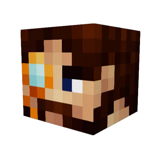 legomaster4469 Minecraft avatar head, 3D render