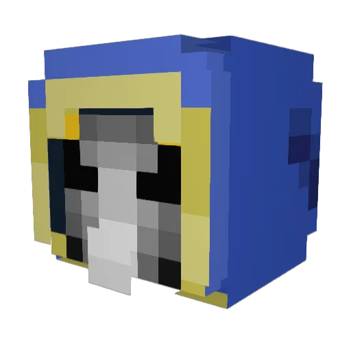 legorobot1122 Minecraft avatar head, 3D render