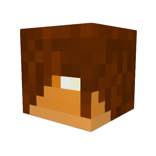legoskye Minecraft avatar head, 3D render