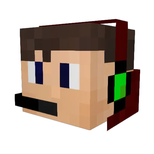 legowelder1 Minecraft avatar head, 3D render