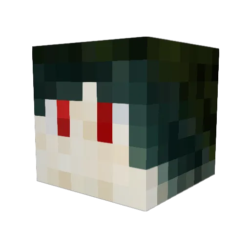 legro2008 Minecraft avatar head, 3D render